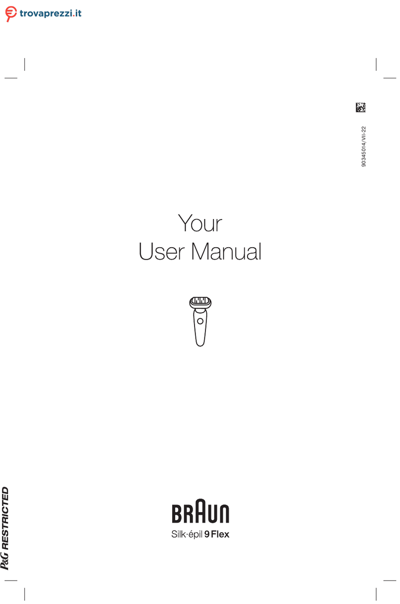 Braun Silk-epil 9 Flex 9-005 User manual