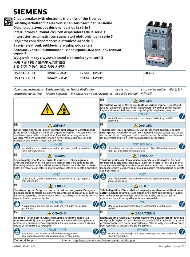 Siemens 3 Series Series User manual