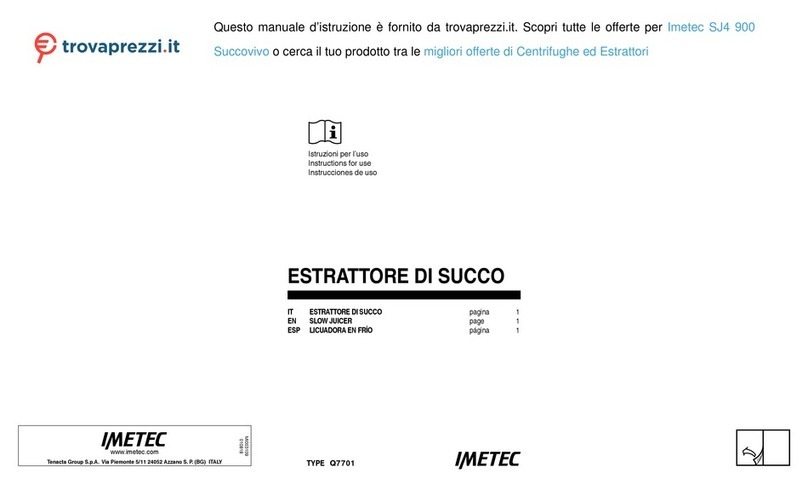 Imetec Q7701 Instructions for use