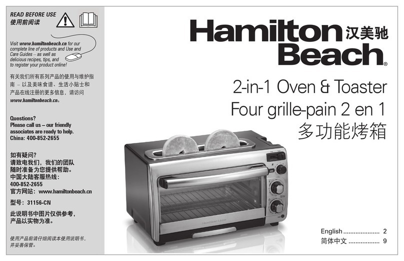 Hamilton Beach 31156-CN quick start guide