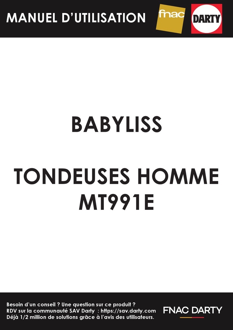 BaByliss MT991E user guide