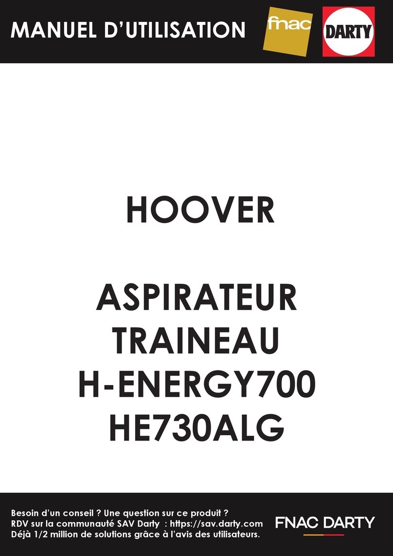 Hoover H-ENERGY700 User manual