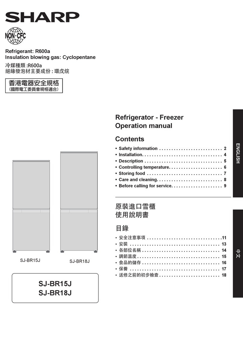 Sharp SJ-BR15J User manual