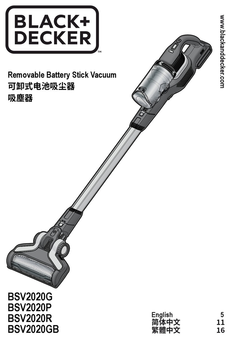 BLACK DECKER BSV2020G User manual