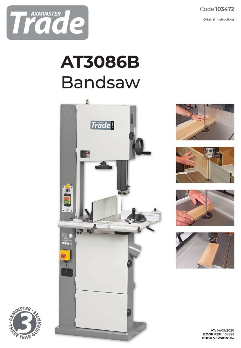 Axminster Trade AT3086B instructions