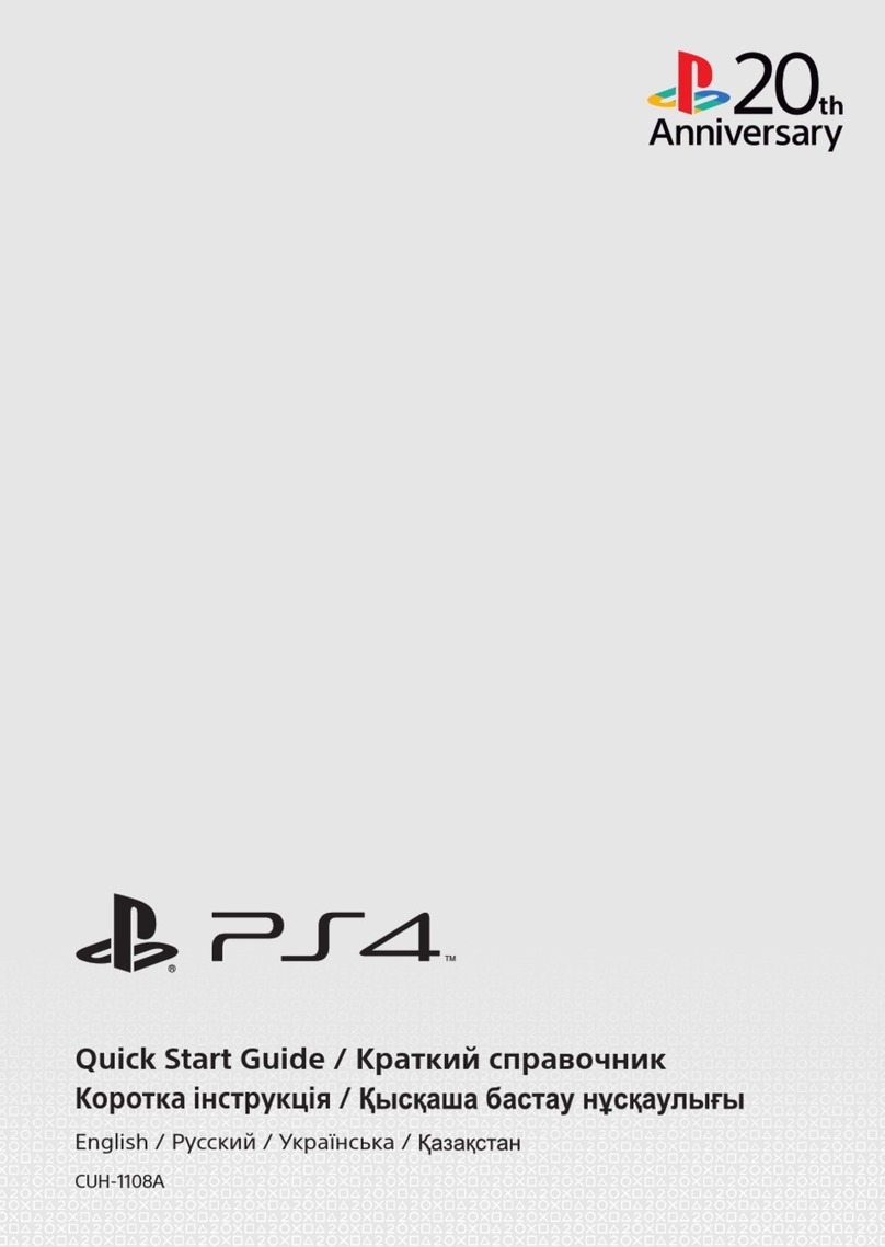 Sony CUH-1108A User manual