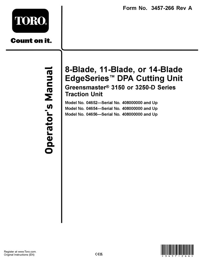 Toro Greensmaster 04654 Series User manual