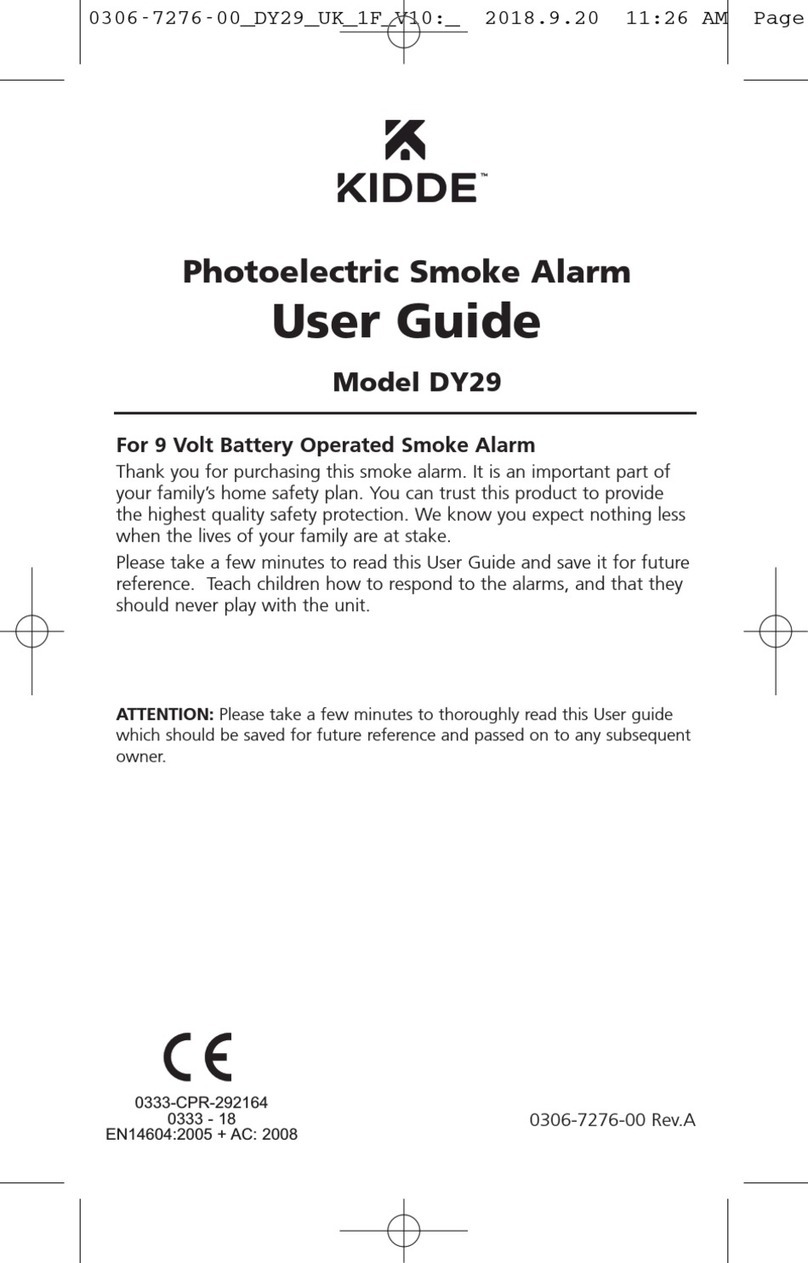 Kidde 5Y29 User manual