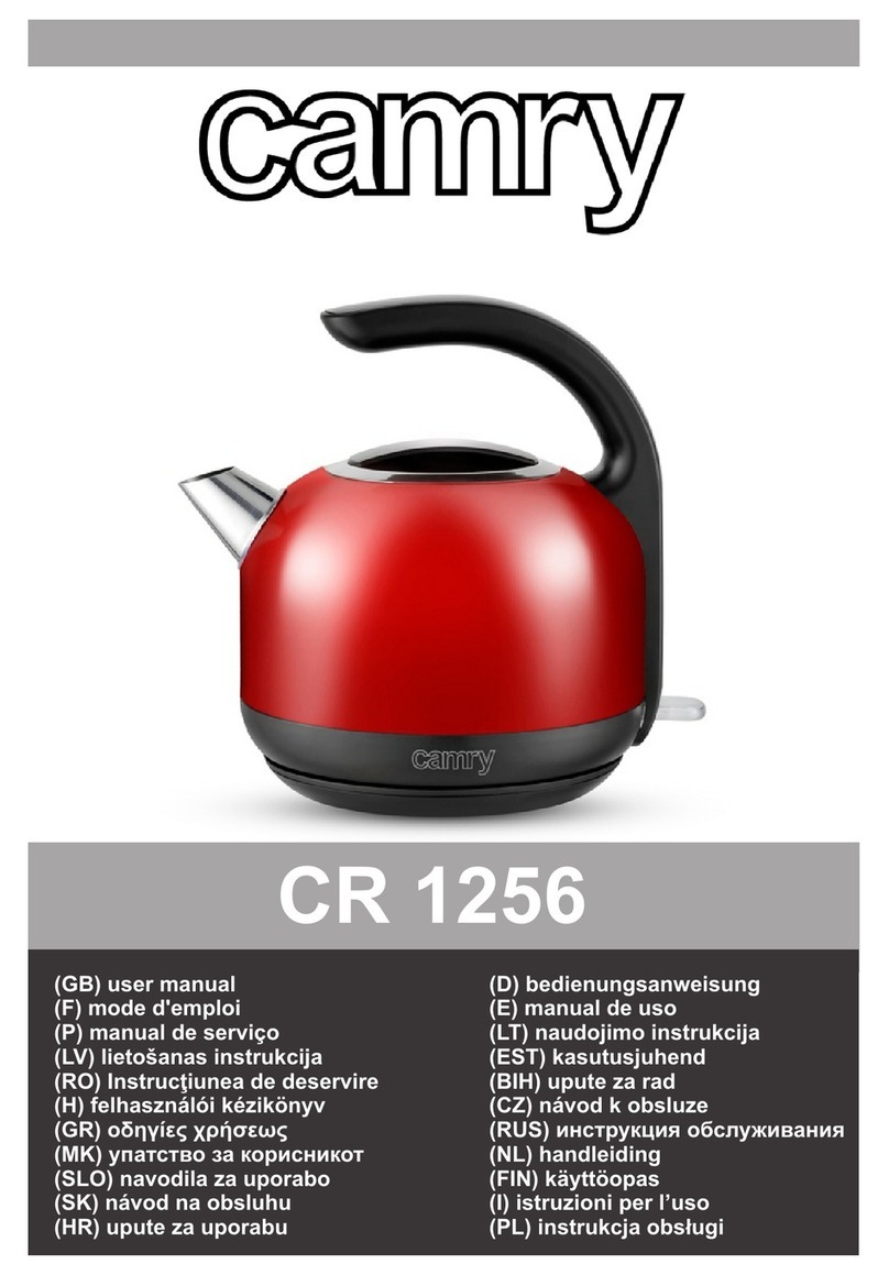 camry CR 1256 user manual