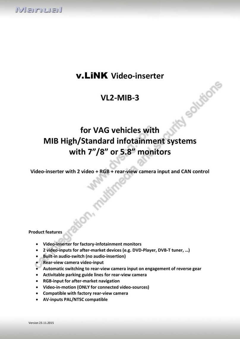 Car-Interface v.LINK VL2-MIB-3 User manual Car-Interface v.LINK VL2-MIB-3 User manual
