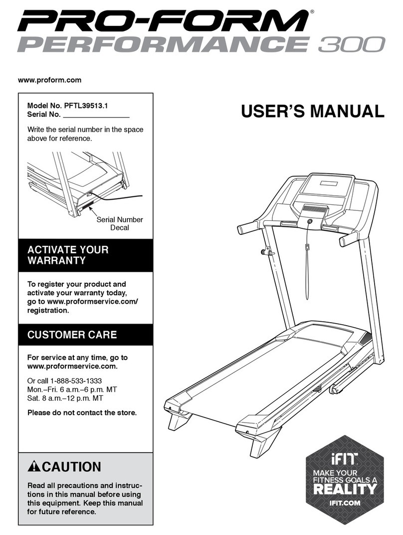 ICON PRO-FORRM PERFORMANCE 300 user manual
