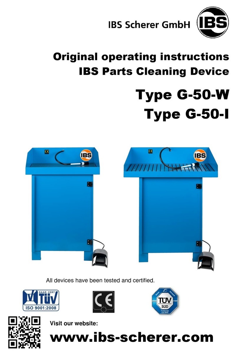 IBS Scherer G-50-I Original operating instructions