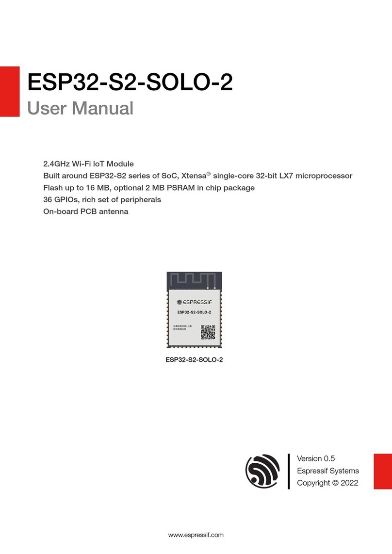 Espressif Systems ESP32-S2-SOLO-2 User manual Espressif Systems ESP32-S2-SOLO-2 User manual