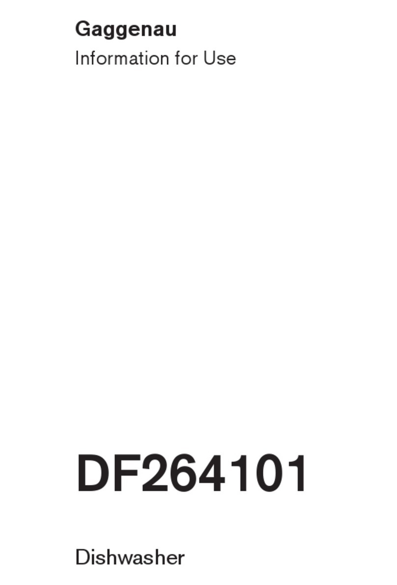 Gaggenau DF264101 Specification sheet