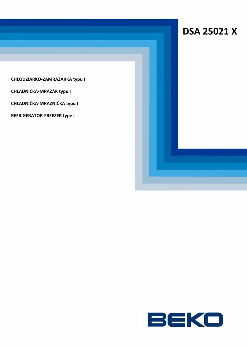 Beko DSA 25021 X User manual Beko DSA 25021 X User manual