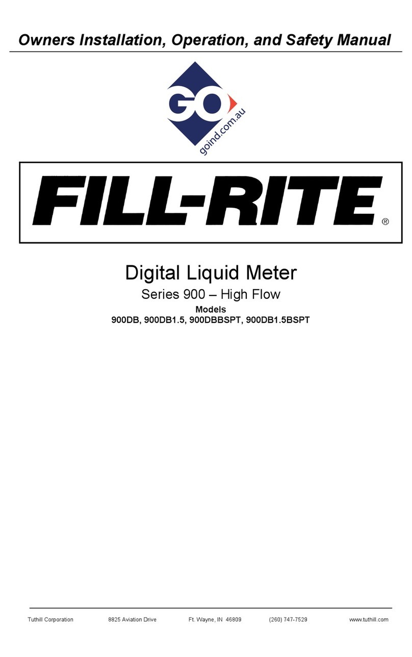 FILL-RITE 900DB Owners installation, operation, and safety manual