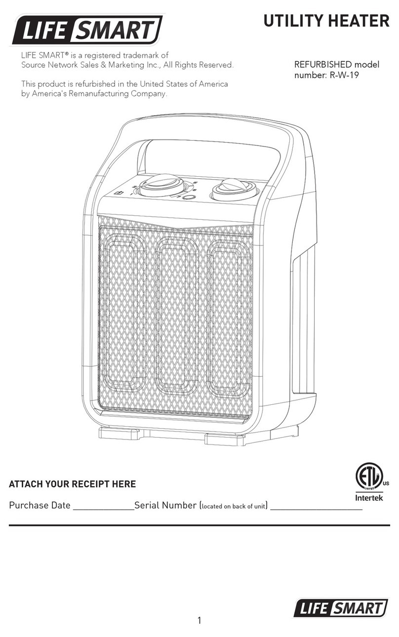 Life Smart REFURBISHED R-W-19 User manual Life Smart REFURBISHED R-W-19 User manual