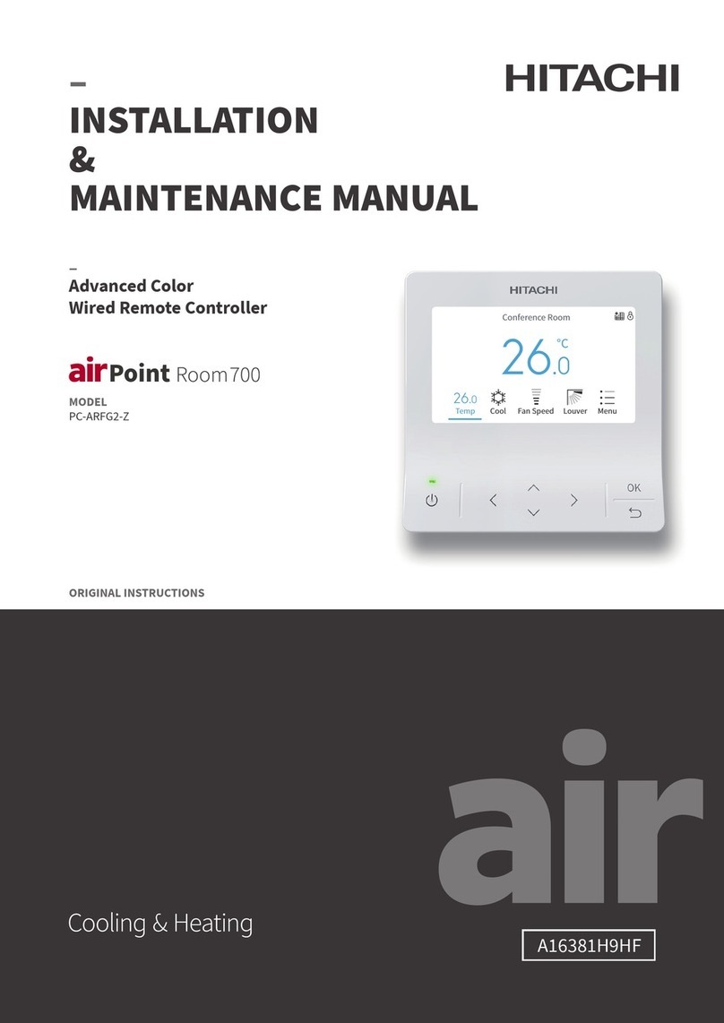 Hitachi PC-ARFG2-Z Instruction Manual