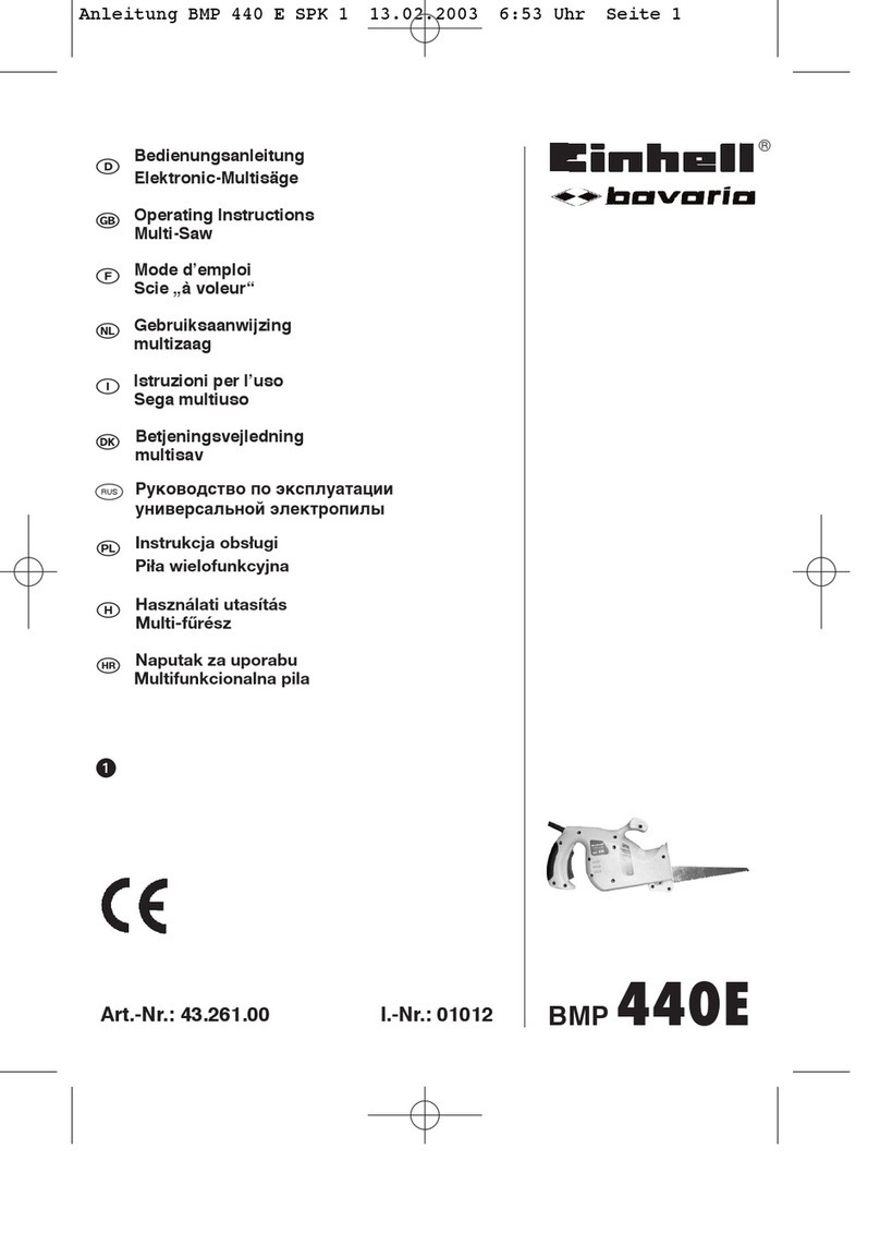 EINHELL Bavaria BMP 440E operating instructions