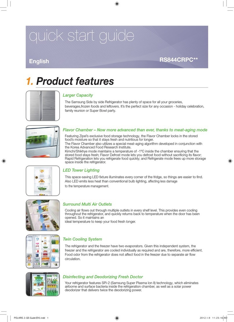 Samsung RS844CRPC Series User manual