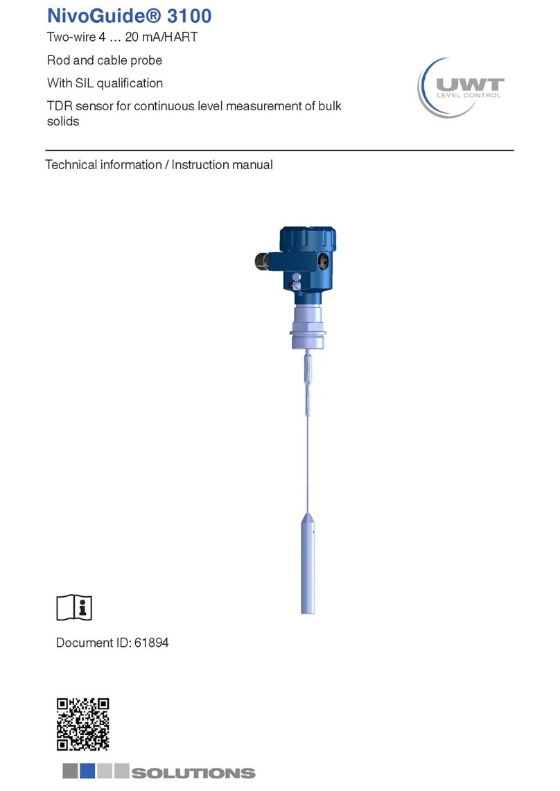 Solutions UWT NivoGuide 3100 Technical Information/Instruction manual
