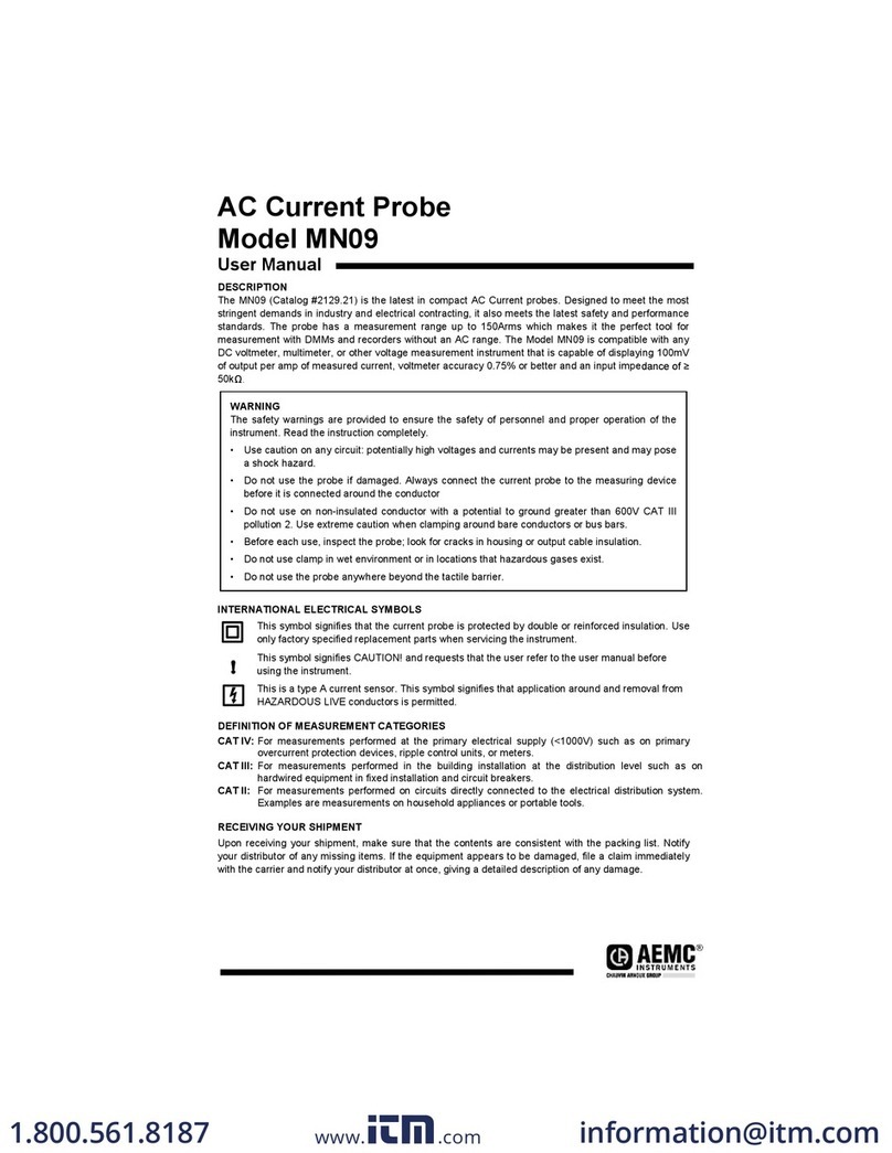 AEMC MN09 user manual