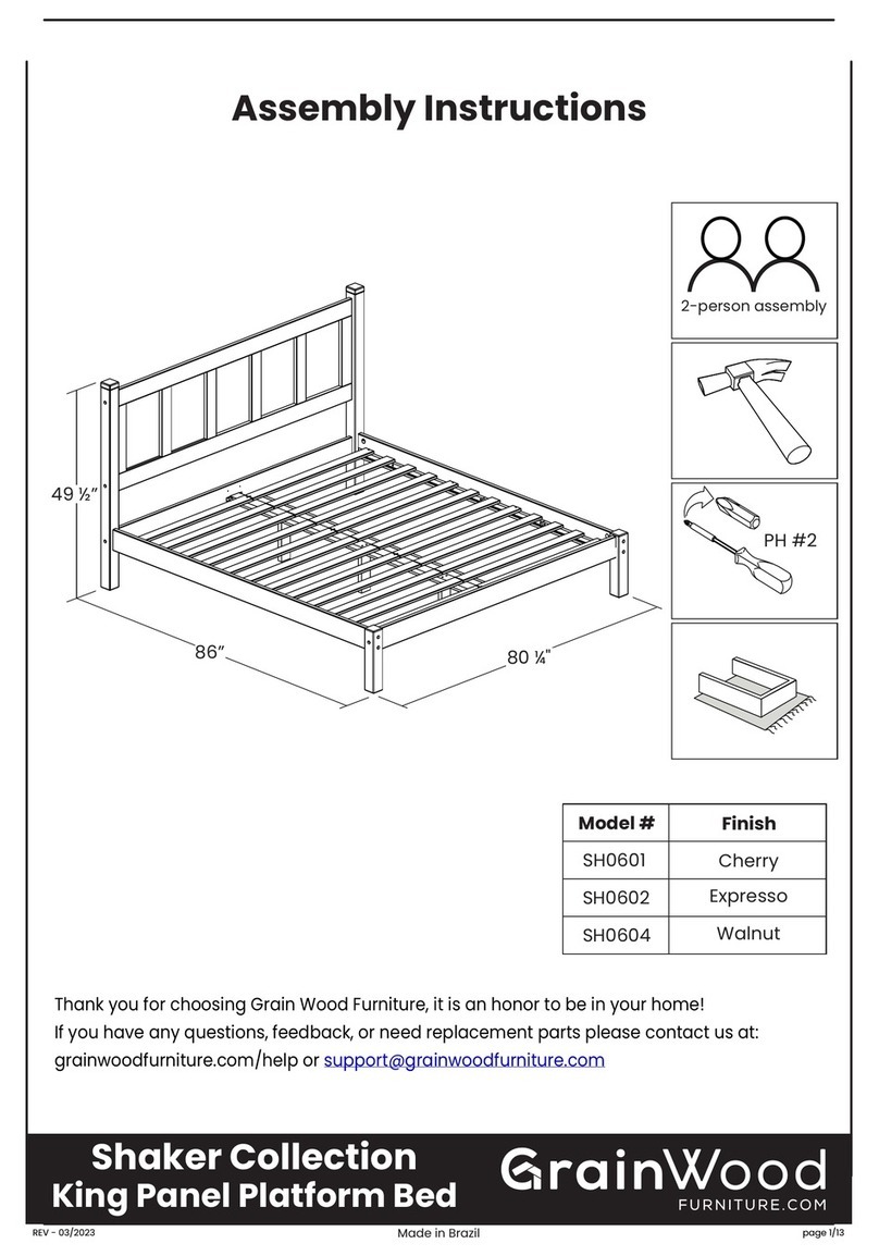 GrainWood Shaker SH0601 Assembly instructions