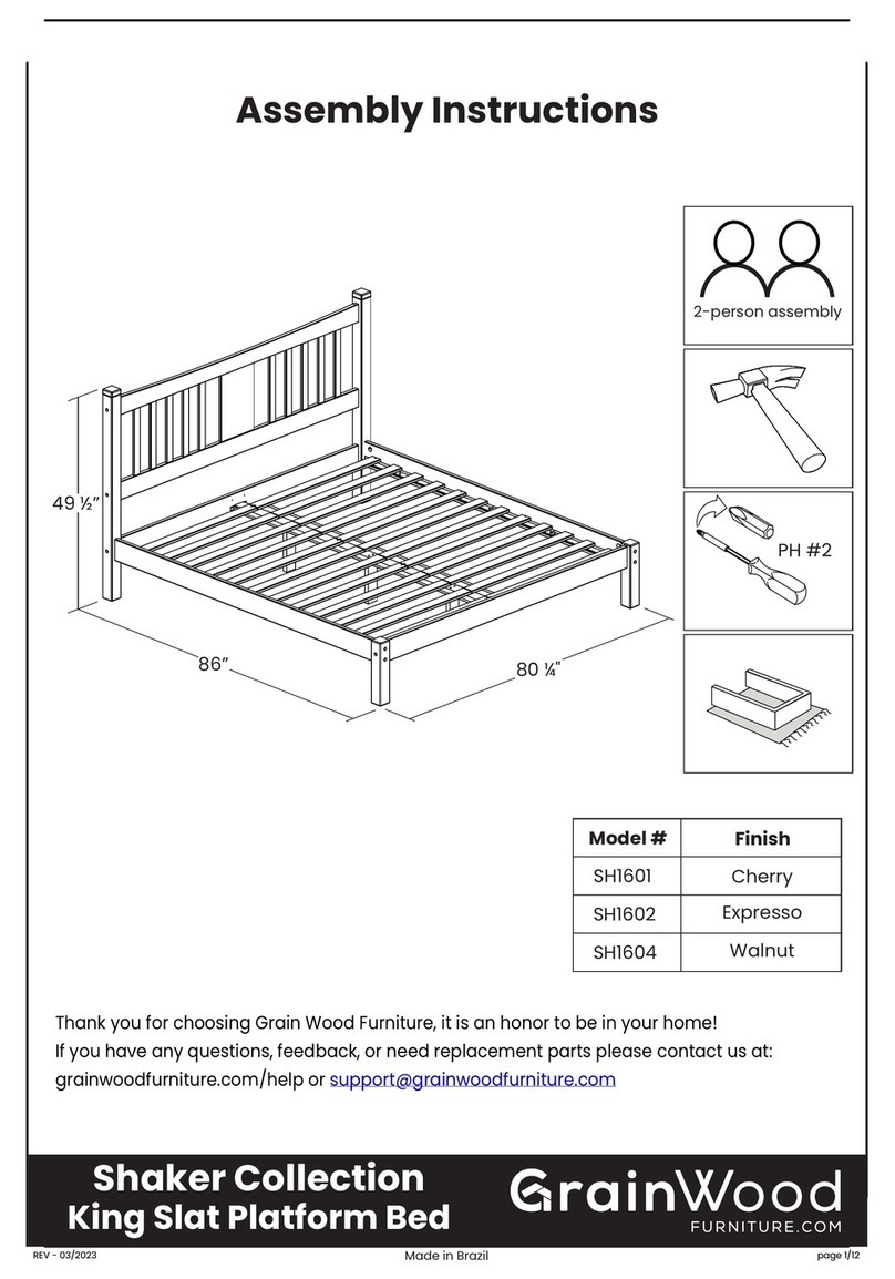 GrainWood Shaker SH1601 Assembly instructions GrainWood Shaker SH1601 Assembly instructions