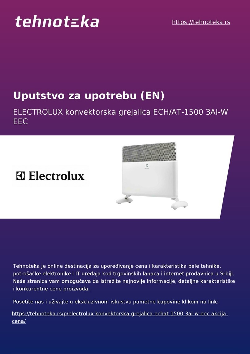 Electrolux ECH/AT-2000 3AI-W EEC user manual