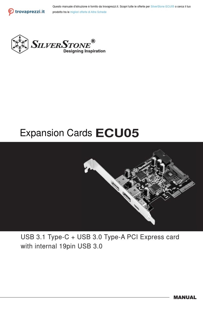 SilverStone ECU05 User manual SilverStone ECU05 User manual