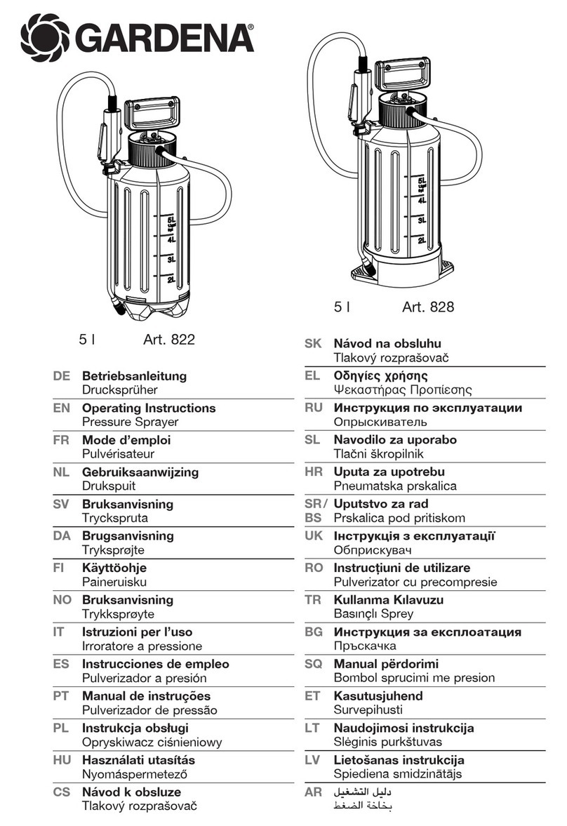 Gardena 5L Comfort User manual Gardena 5L Comfort User manual