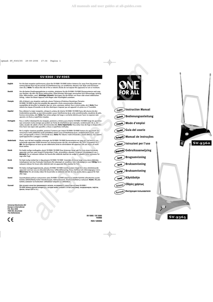 One Forall SV-9360 User manual