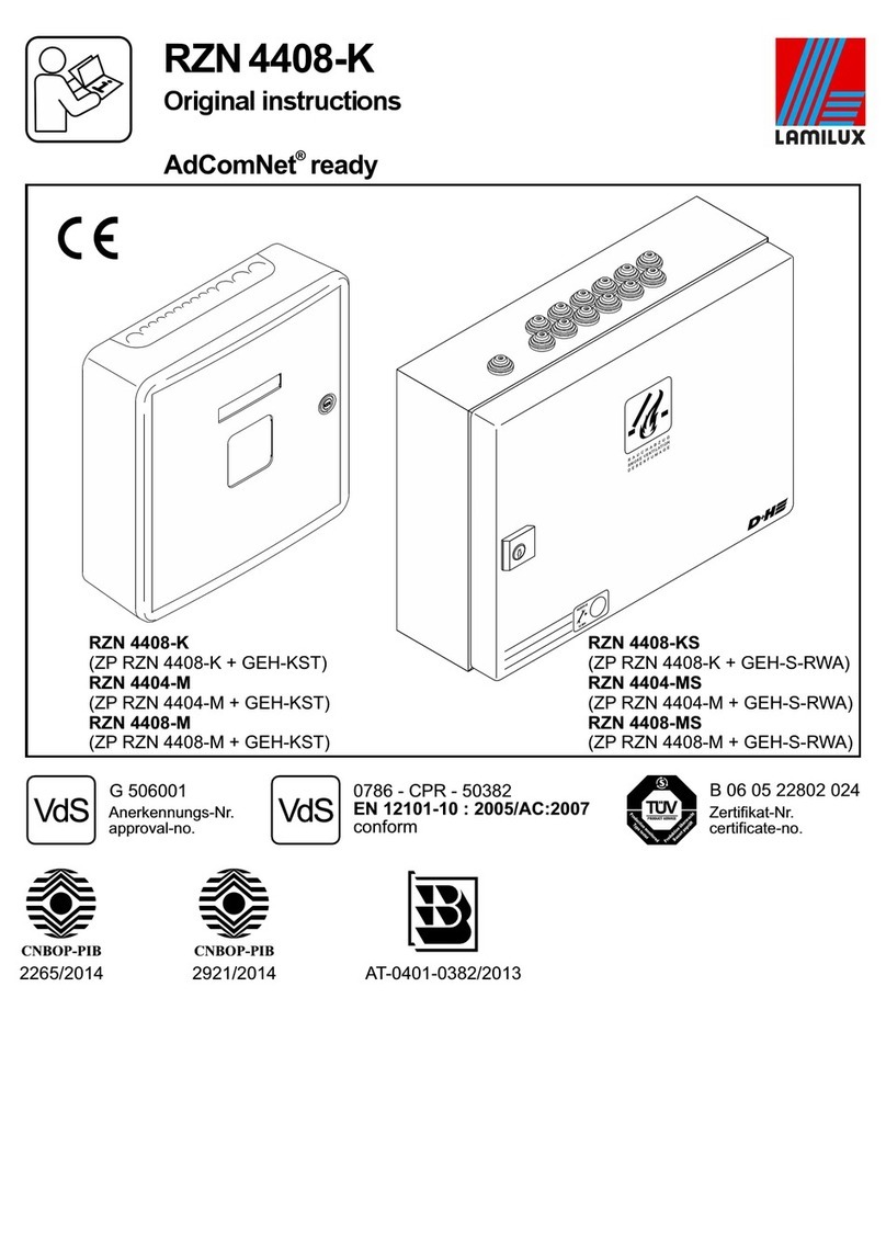 LAMILUX AdComNet RZN4408-K Original instructions