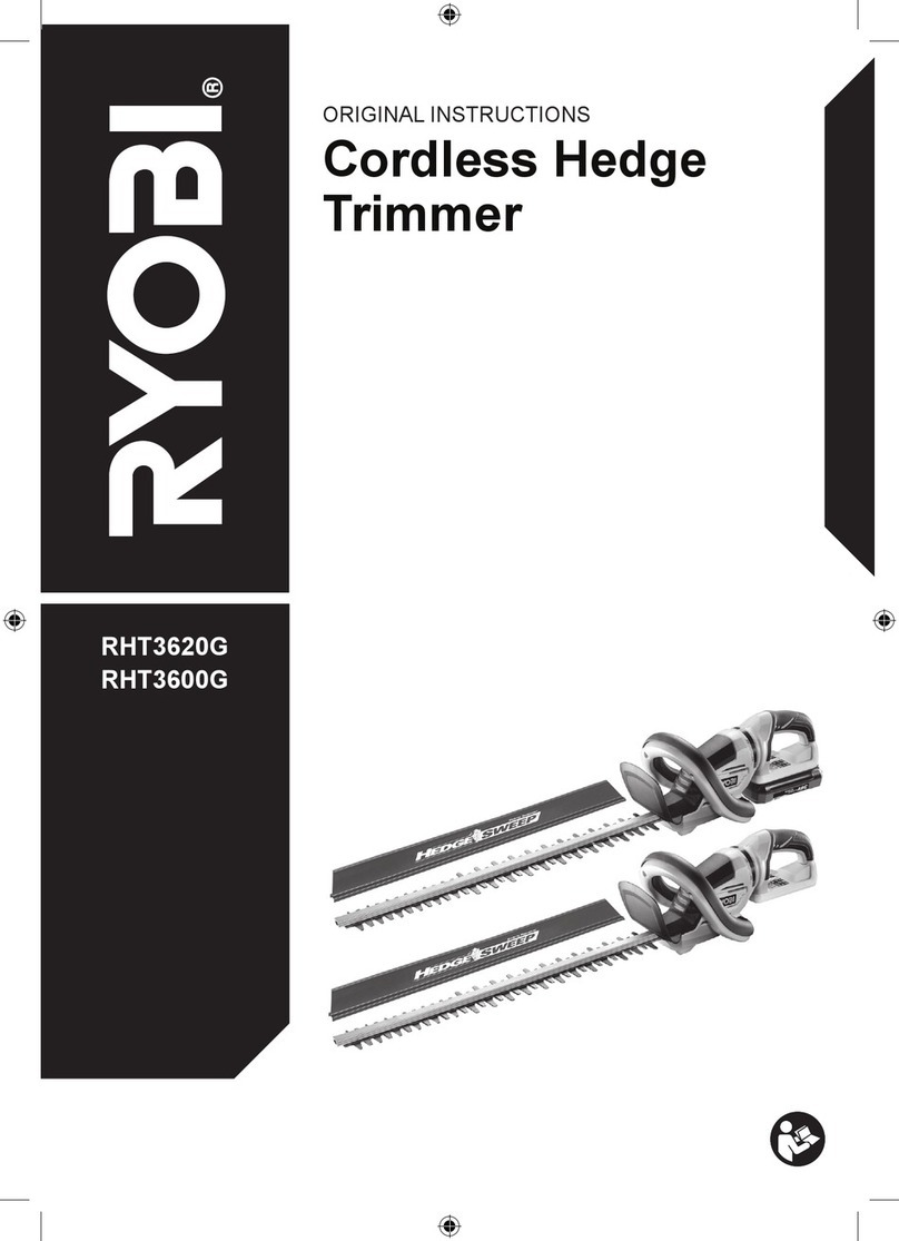 Ryobi RHT3620G Original instructions
