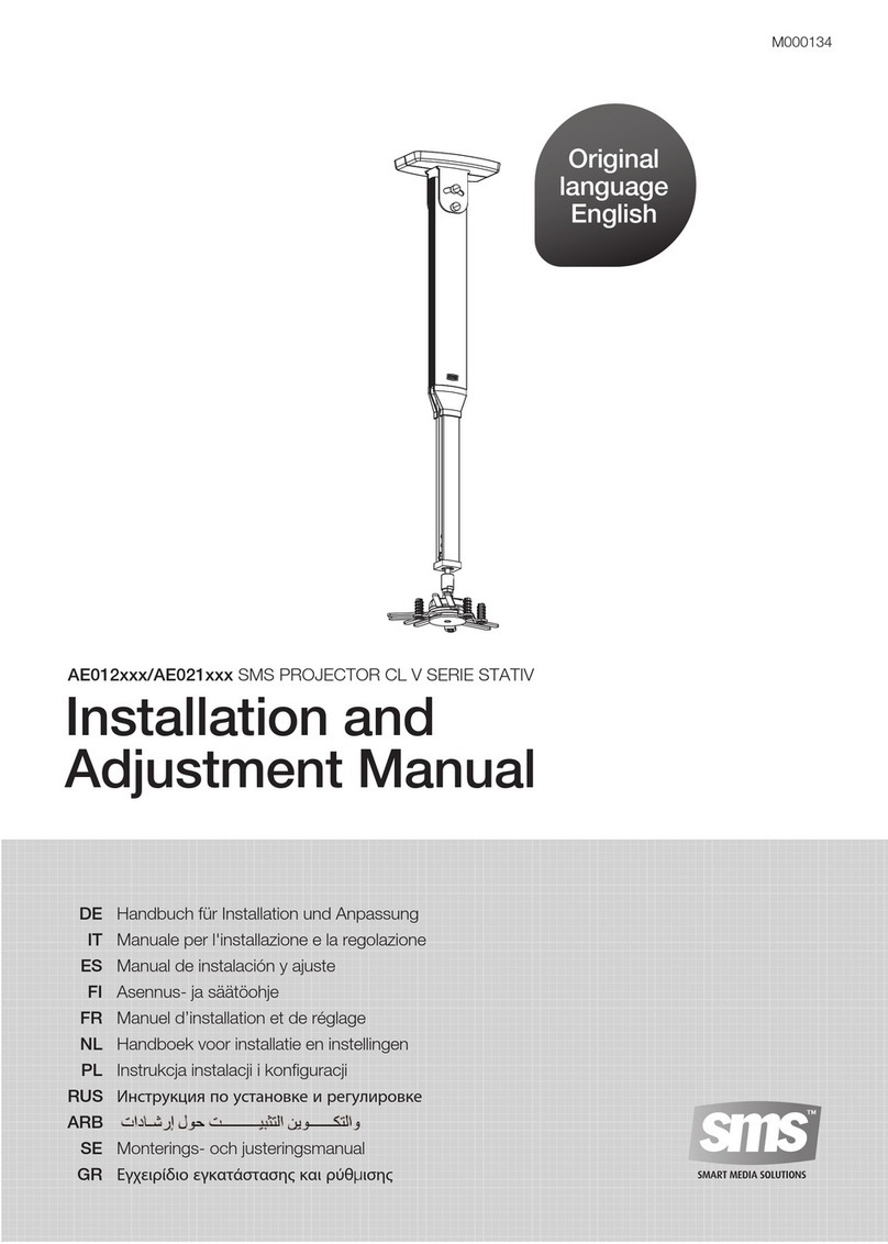 SMS CL V Series Installation and adjustment manual