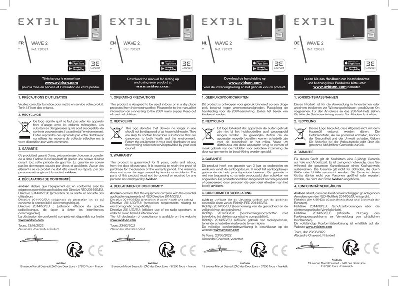 Extel 720321 User manual