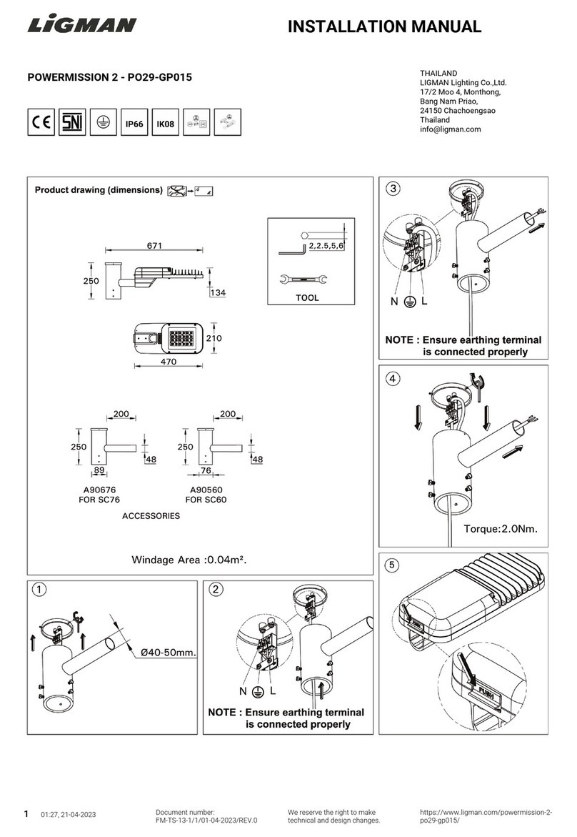 LIGMAN PO29-GP015 installation manual LIGMAN PO29-GP015 installation manual