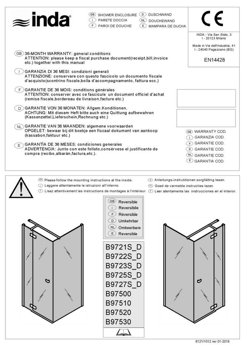 INDA B9721S D manual