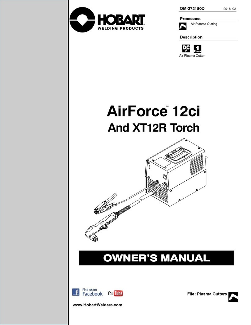 Hobart Welding Products AirForce 12ci owner's manual