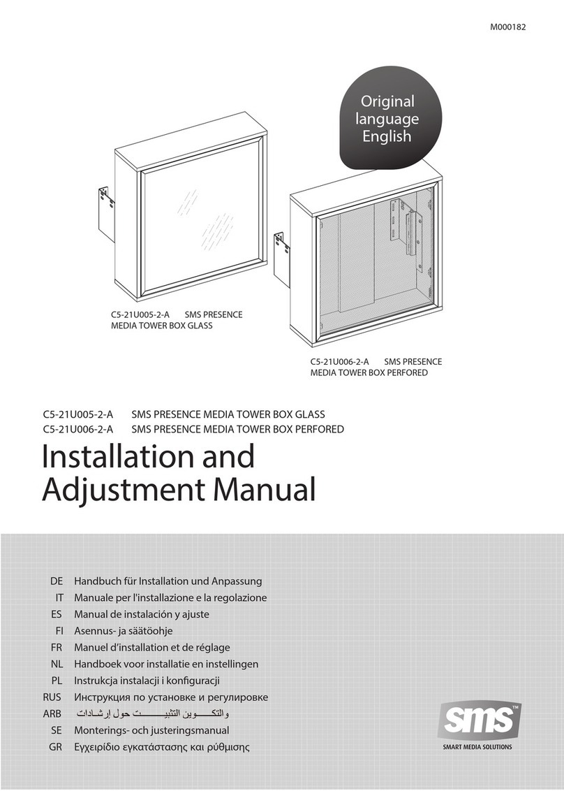 SMS C5-21U005-2-A Installation and adjustment manual