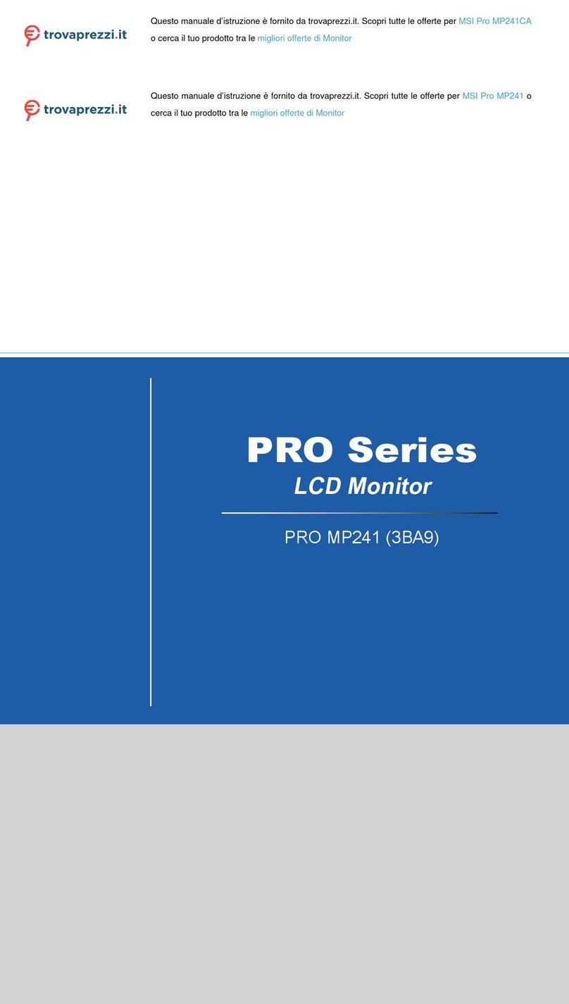 MSI Pro MP241CA User manual
