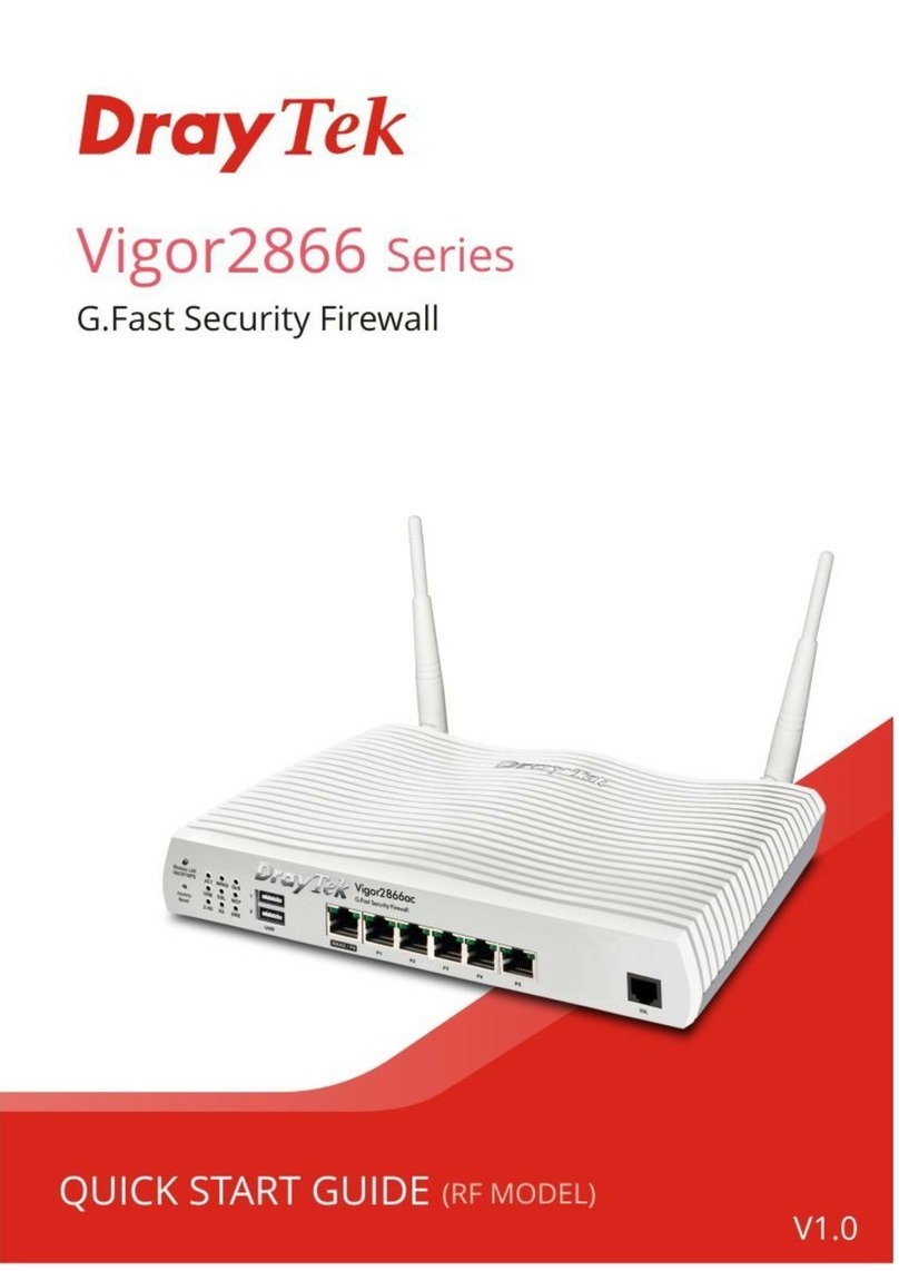 Draytek Vigor2866ac quick start guide