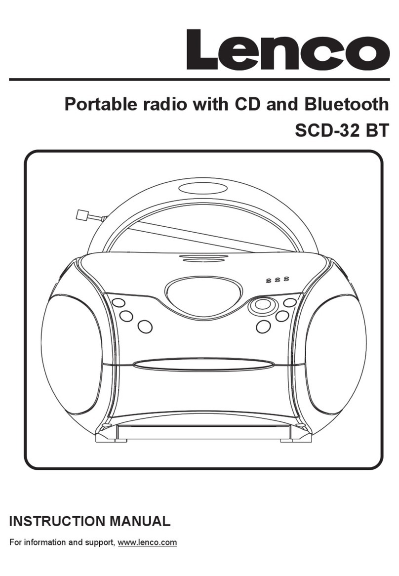 LENCO SCD-32 BT User manual