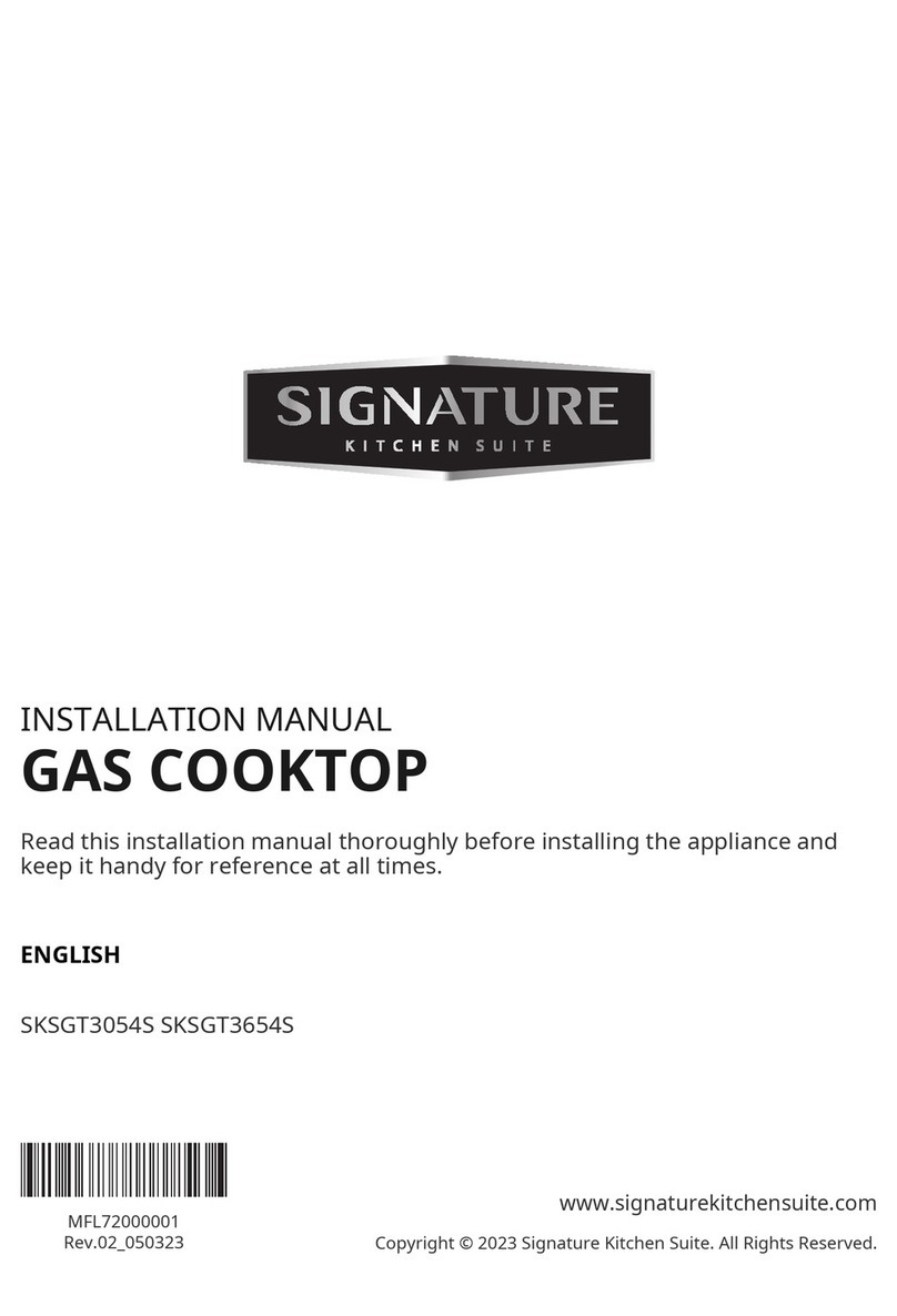 Signature SKSGT3054S installation manual