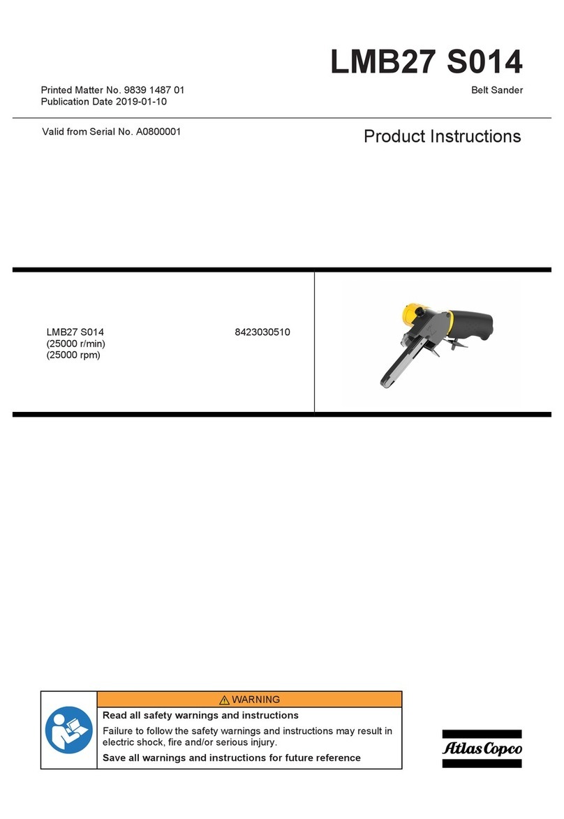 Atlas Copco LMB27 S014 Product instructions