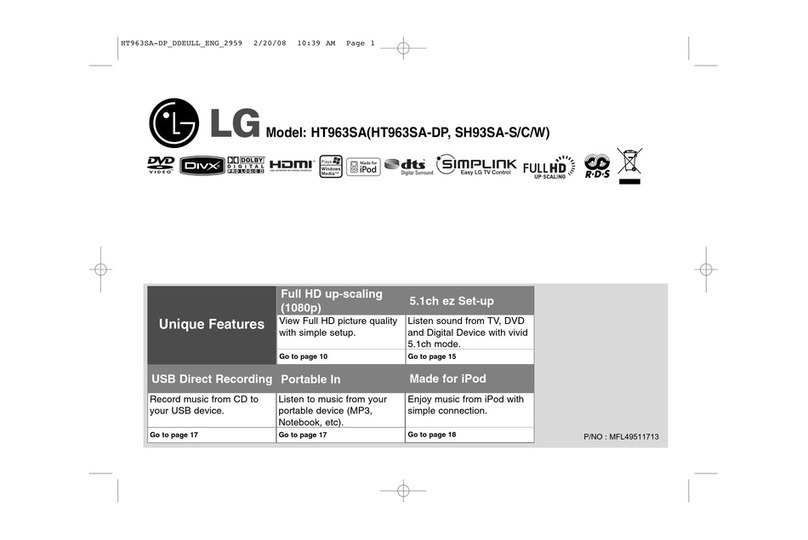 LG HT963SA-DP User manual