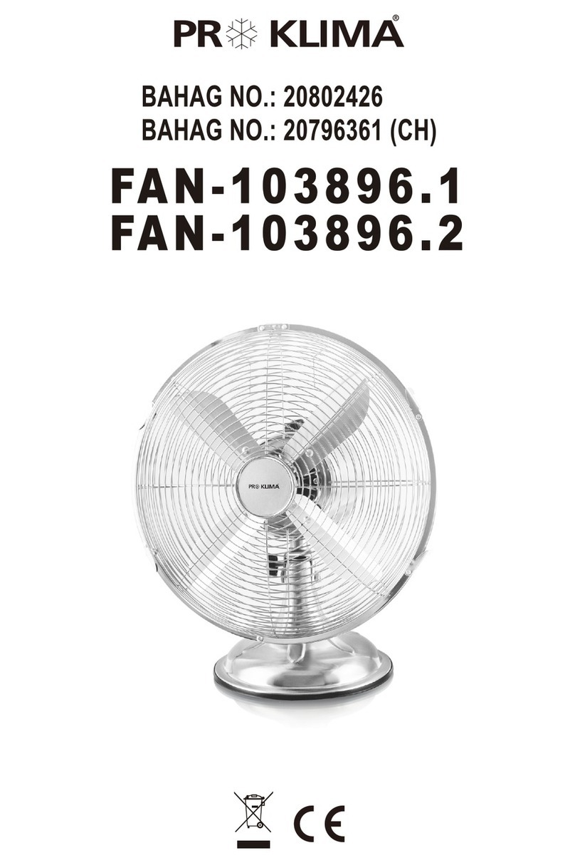 ProKlima FAN-103896.1 User manual ProKlima FAN-103896.1 User manual