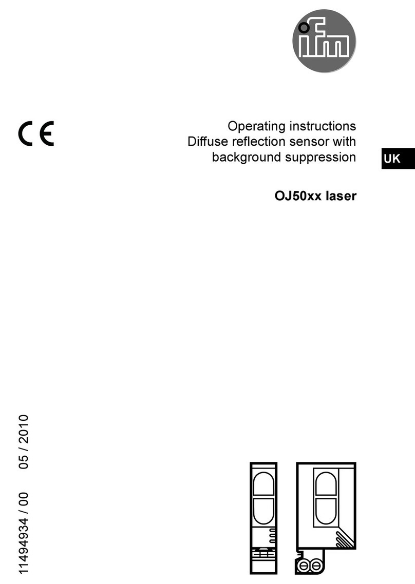 IFM OJ50 laser Series User manual