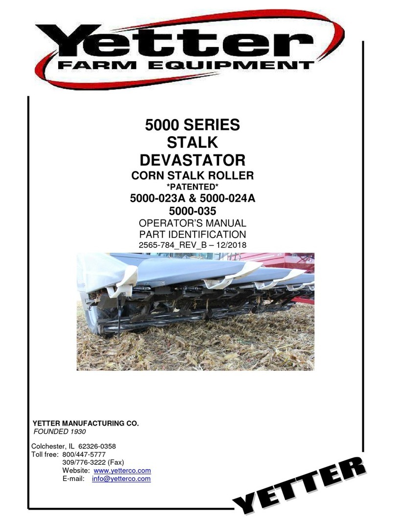 Yetter 5000-023A Operator's manual