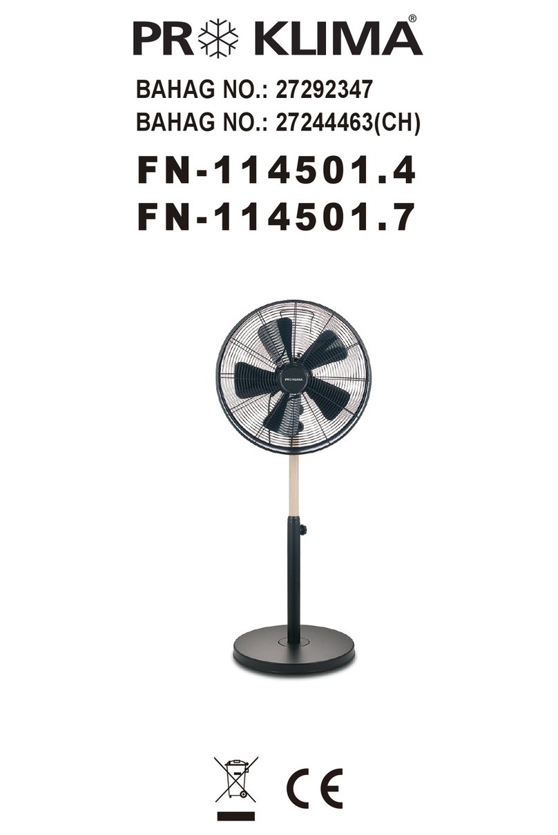 ProKlima FN-114501.4 User manual